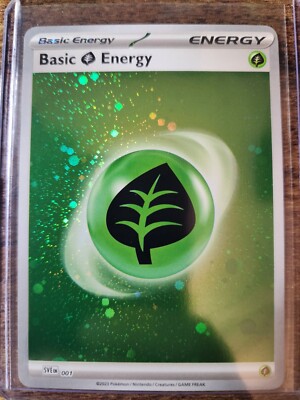 Pokemon TCG Scarlet & Violet 151 Grass Energy Holo Rare #001
