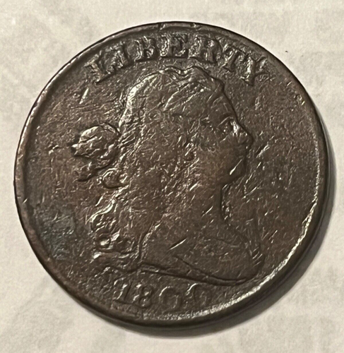 1800 Draped bust half cent , VG , better date - Picture 2 of 5
