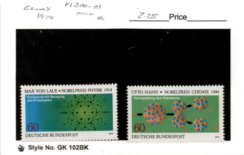 Germany, Postage Stamp, #1300-1301 Mint Hinged, 1979 Nobel Prize (AB) - Afbeelding 1 van 1