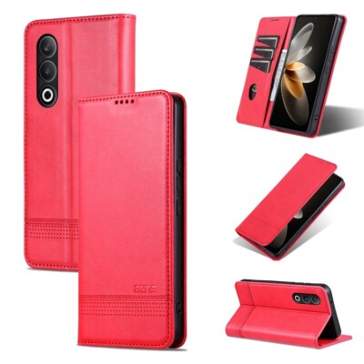 Für OnePlus Nord CE4 AZNS Magnetische Wadenstruktur Flip Leder Handy Hülle Cover