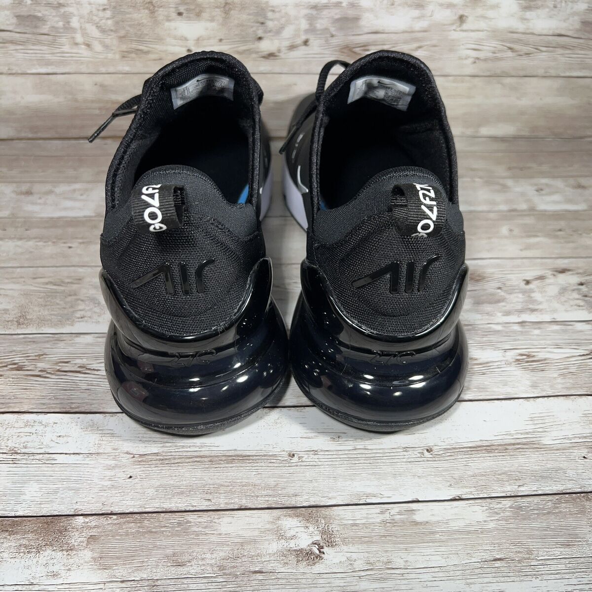 Nike Air Max 270 Golf Black White Men's Shoes CK6483-001 Size 12