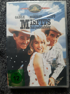 MISFITS - NICHT GESELLSCHAFTSFÄHIG - DVD - Marilyn Monroe, Clark Gable - NEU