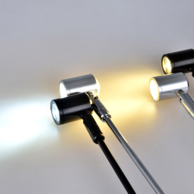 Indoor 3W LED Picture Light Table Stand Pole Lamp Spotlight Jewelry Store Museum