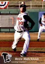 2011 Lansing Lugnuts Grandstand 14 Drew Hutchison Lakeland Florida Baseball Card