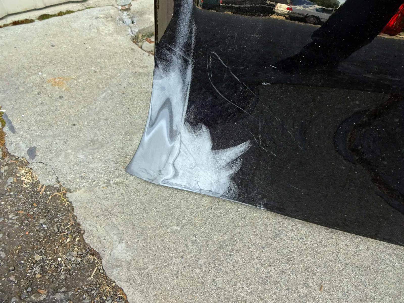 Maserati Ghibli M157 Rear Bumper Black Sanded / Damaged Part# 673004365 C