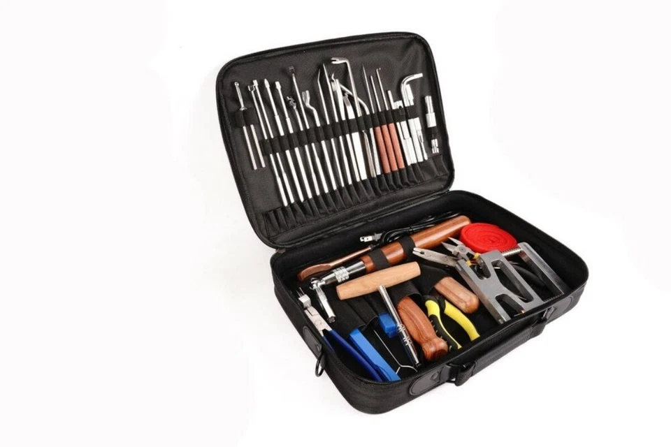 Kit de herramientas de afinación de reparación de piano Juego de piezas de 39 herramientas Juego universal para maestros BUENO Foto 2 de 4