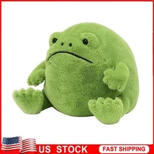 7.8″ Ricky Rain Green Frog Plush Toy Soft Stuffed Animal Lovely Frog Doll Gift