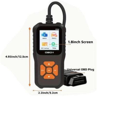 Scanner Diagnostic V318 Car Test Code Reader Tool Ignition System Battery Tester - Picture 3 of 4