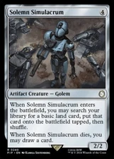 MTG Fallout R Solemn Simulacrum #0240