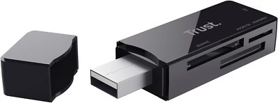Trust Speicher-Kartenleser Kartenlesegerät USB 2.0 Stick Schwarz