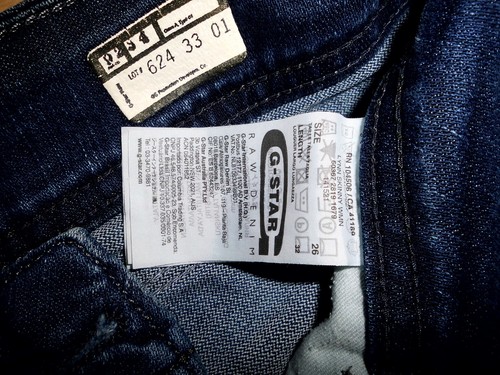 G-STAR RAW Denim Jeans dklblau Lynn Skinny WMN W26 / L32 Zust.sehr gut - Bild 7 von 9