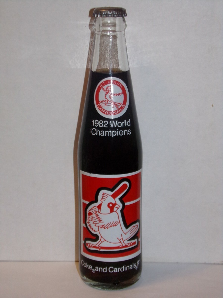 1982年 カージナルス優勝記念 ヴィンテージコカ・コーラ瓶6本セット