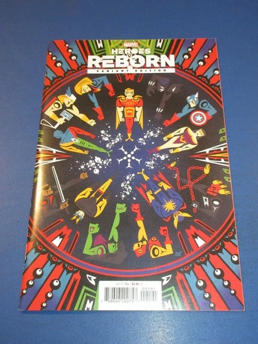 Heroes Reborn #1 Rare Veregge Variant NM gem Wow 