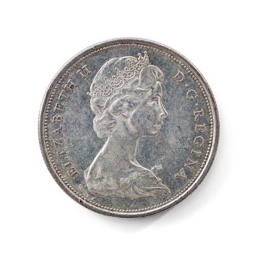 1966 Canada Half Dollar 50-Cent Coat of Arms - Picture 2 of 2