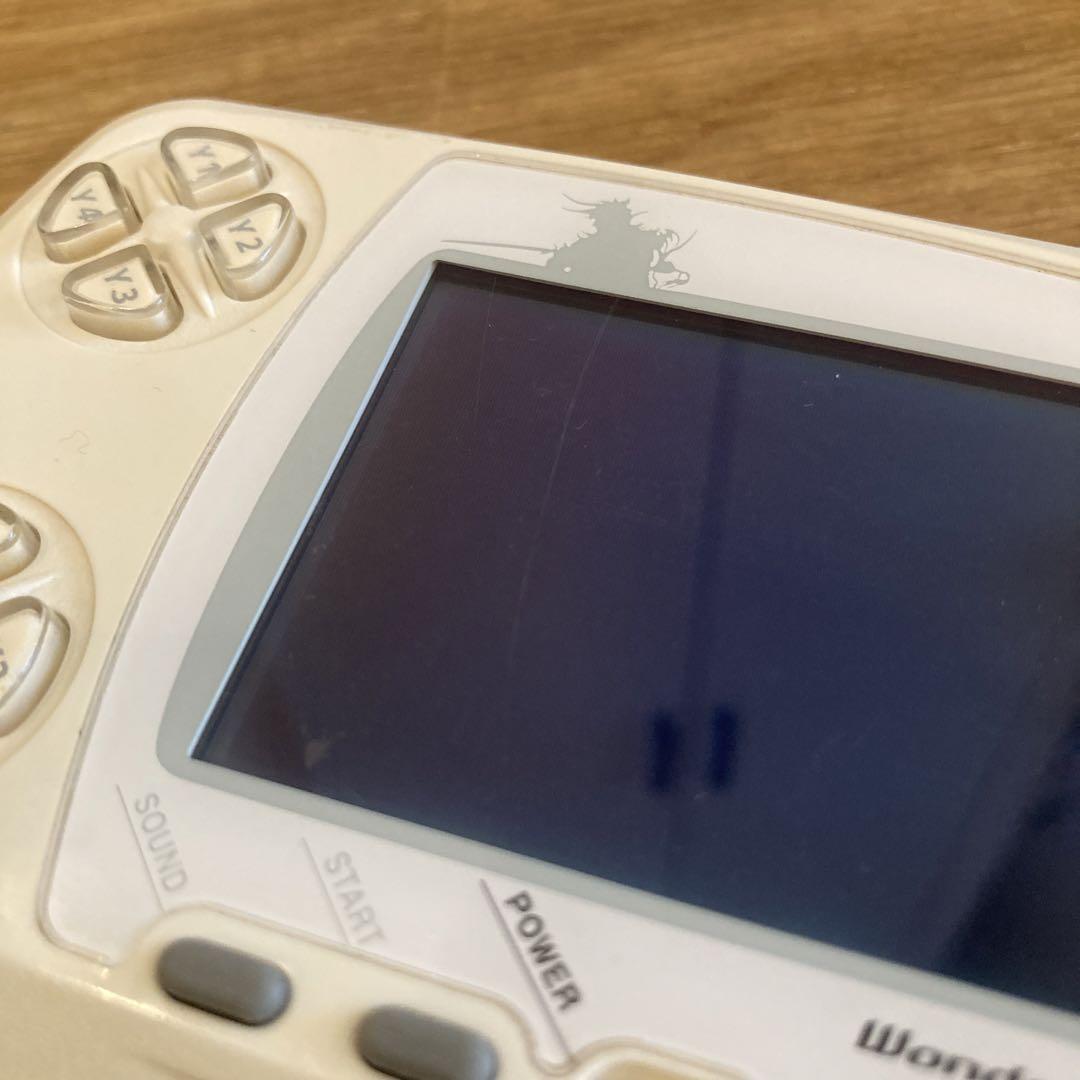 WonderSwan Color Final Fantasy Pearl White Console Only Bandai