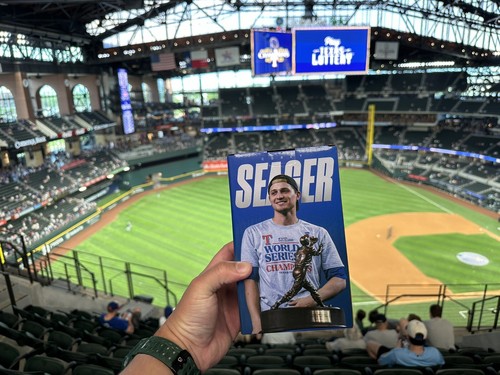 2024 Texas Rangers Corey Seager MVP Bobblehead SGA 4/24/24 Brand New In Box