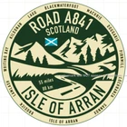 Road A841 Isle of Arran SCOTLAND - 2x Vinyl Sticker #2937