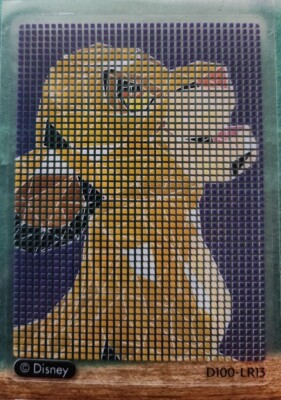 SIMBA Disney 100 Card Fun Joyful Lattice Double-Sided Card D100-LR13 Lion King