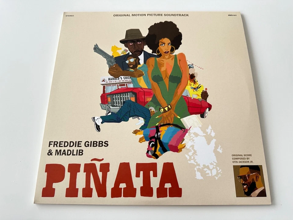 FREDDIE GIBBS & MADLIB - PINATA '74 VERSION - VINYL LP - MADLIB INVAZION-MMS041 - Image 4 of 4