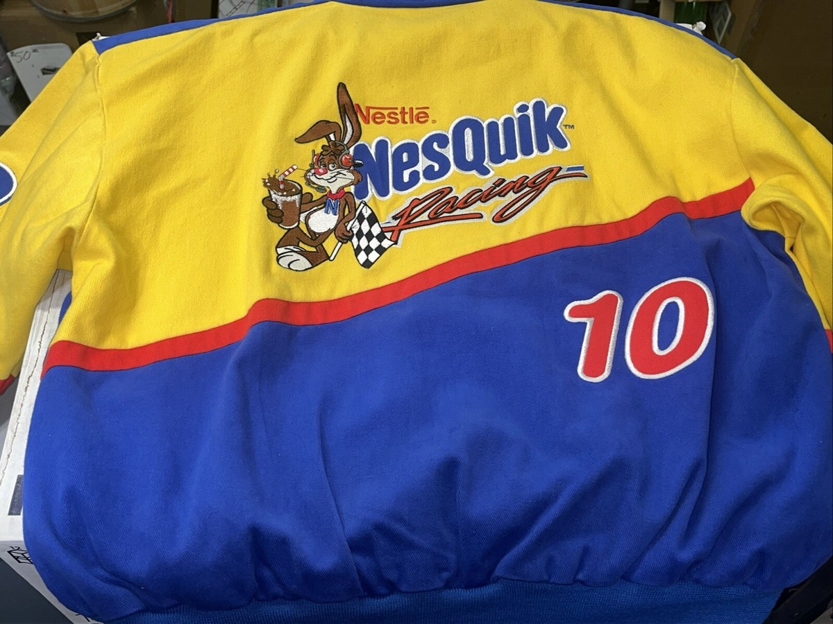 Nestle Nesquik Vintage Nascar Ppc Racing Jacket Mens Size Medium