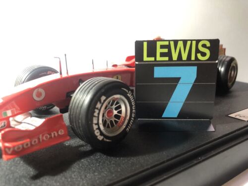 Pitboard 1:18 (Pizarra F1) / Lewis Hamilton (Mercedes) 2020 / 7 Championships - Imagen 1 de 8