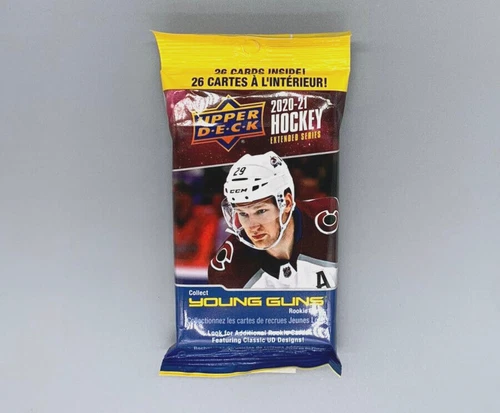Upper Deck 2020-21 Hockey Extended Series Factory Sealed Fat Pack - Young Guns