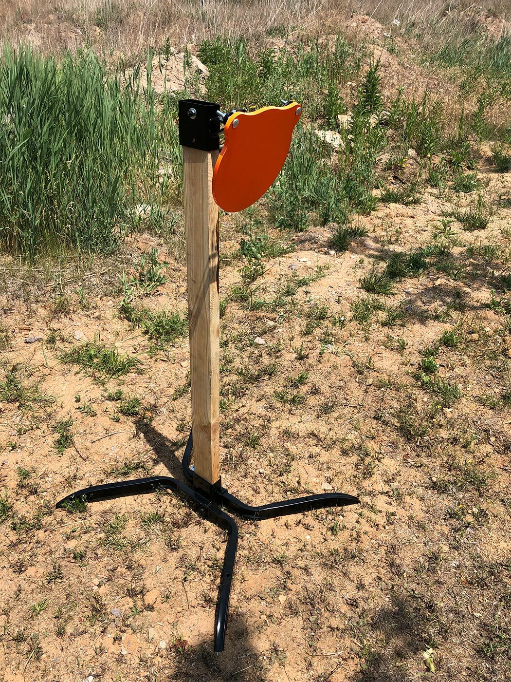 Highwild AR500 Steel Target Stand System -10"x3/8" Gong with 2x4 Stand Mount Kit