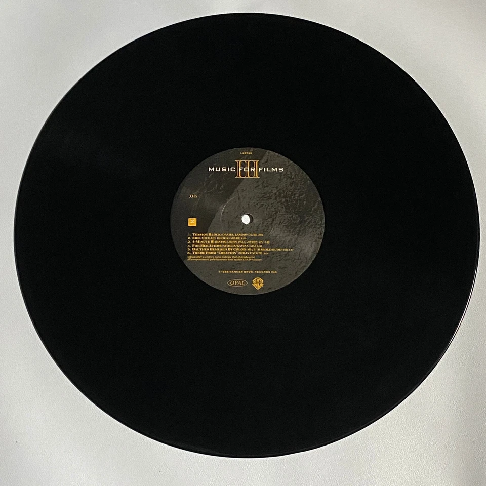 BRIAN ENO/ DANIEL LANOIS/ Various ‎– Music For Films III 1988 US PROMO LP EX/NM Foto 4 de 4