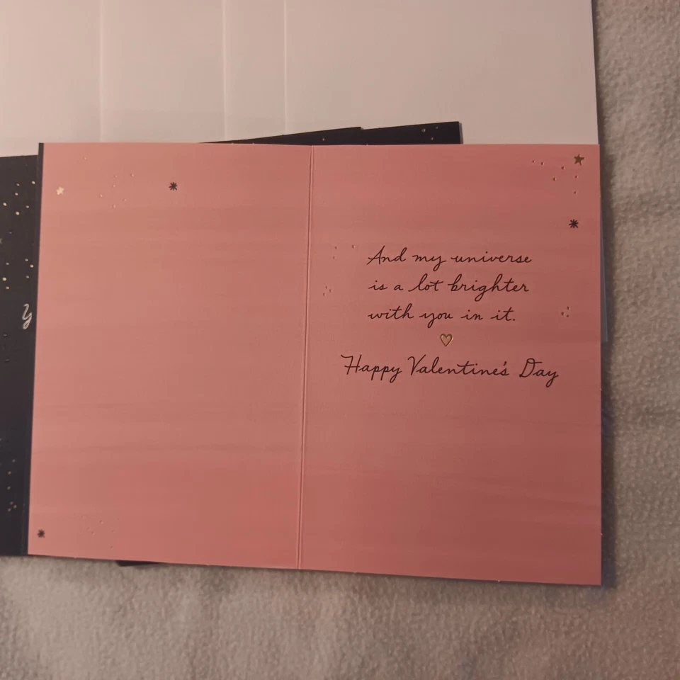 Tarjetas de San Valentín Hallmark Moon To My Stars (4) con sobres Foto 3 de 4