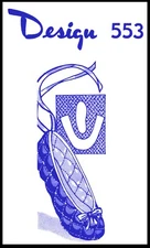 Ballet Slippers Pattern Bed Shoes ~S-M-L-XL~ Mail Order 553