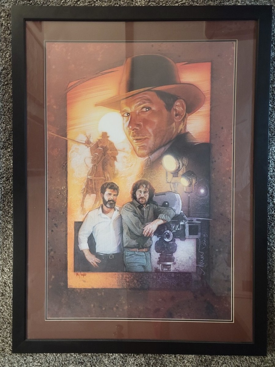 ★正規品・証明書付★ ドゥルー・ストゥルーザン インディジョーンズ Drew Struzan Indiana Jones Fine Art Print Limited Edition Signed