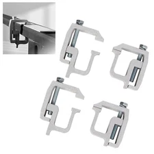 4 x Truck Cap Topper Camper Shell Mounting C-Clamps For Truck Rack Heavy Duty