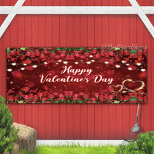 Happy Valentines Day 037 indoor outdoor banner sign