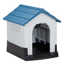 33-inch large plastic dog house, indoor and outdoor dog house and pet house