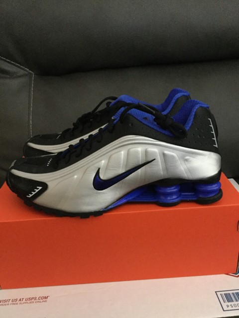 nike shox r4 racer blue