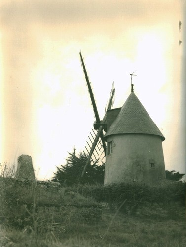 Photo ancienne régionale moulin à Beauvoir sur Mer 85 Vendée - 第 1/1 張圖片