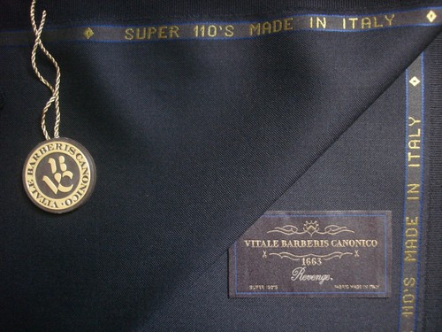 Tela de traje de lana Vitale Barberis Canonico SUPER 110 HECHA EN ITALIA = 3,4 m. - Imagen 9 de 12