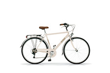 City Bike Retro’ Via Veneto Acciaio Man beige 6v