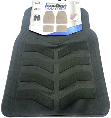 Custom Accessories PB90075 - Universal Rubber Floor Mat, Anti-slip, Black