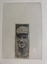 Tex Carleton Chicago Cubs 1938 Sporting News Baseball Panel
