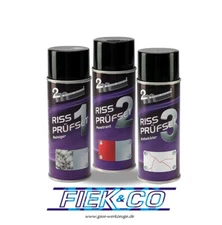 2M Rissprüfmittel Rissprüfspray Rissprüfung Eindringprüfsystem im Set, 3x400ml