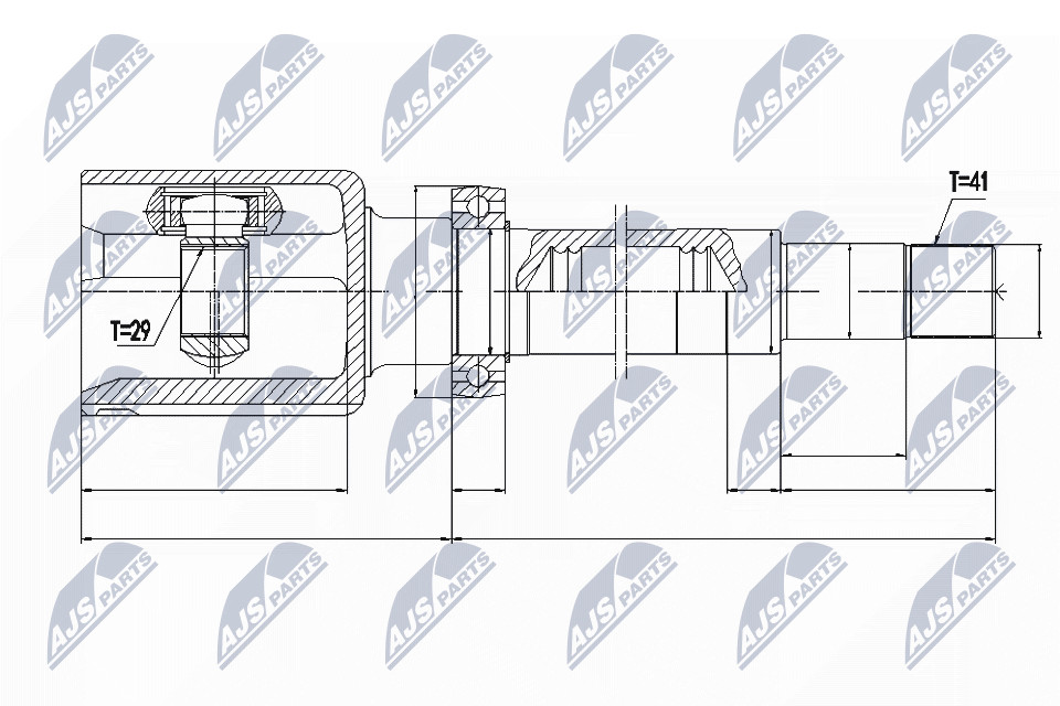 Front Right PASCAL G8G020PC Drive Shaft for FORD - Image 9