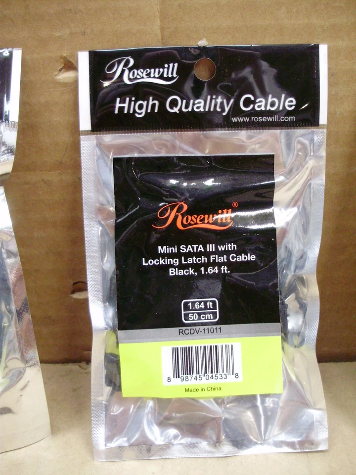 Rosewill Serial ATA III & Mini Flat Cable, RCAB-11038, RCDV-11011, RCAD-11035 - Image 4 of 4