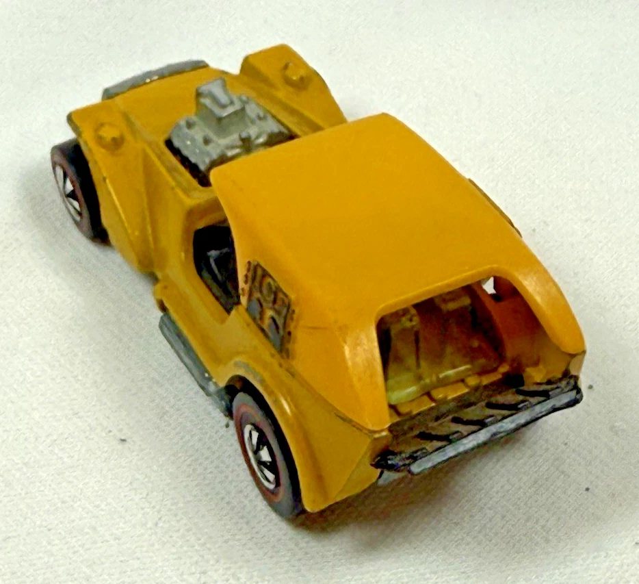 MATTEL 1969 Hot Wheels Redline Ice' T - Yellow with Black Interior - Image 3 of 4