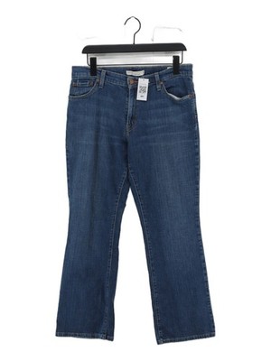 Levi s Damen Jeans UK 12 Blau Baumwolle mit Elasthan Straight