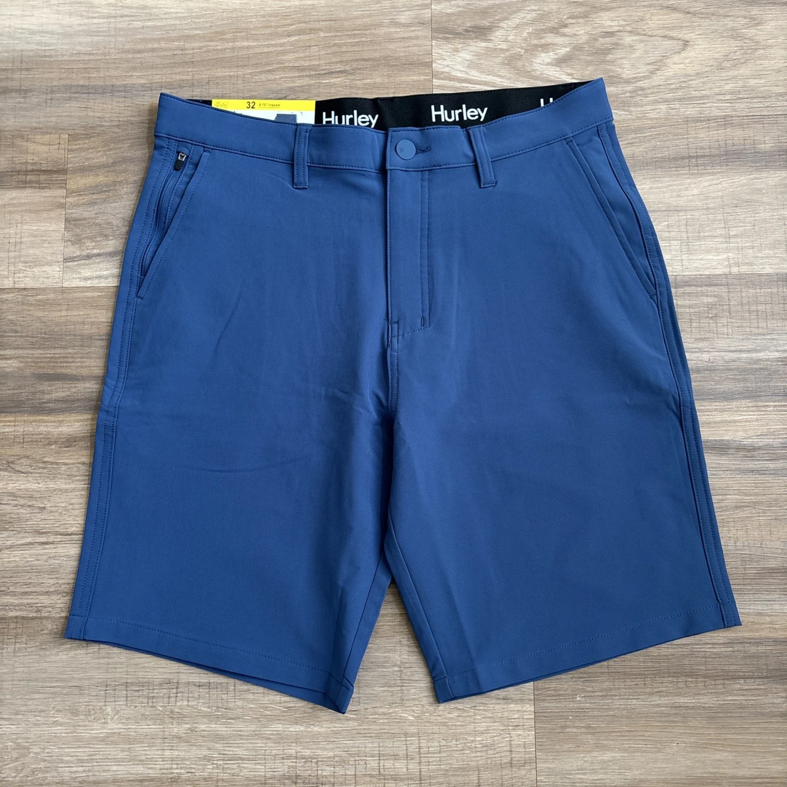 Men's Hurley Regular Fit HYBRID Walk Shorts Size 32 Blue NWT