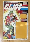 Vintage Hasbro GI Joe Missile Specialist "Bazooka" File Card Uncut Board ARAH