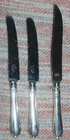 3 Vintage TOWLE Sterling Silver Handles LADY DIANA Knives 211 GRAMS Lot AH
