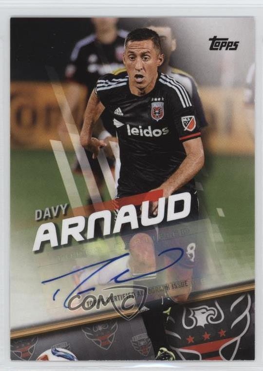 2016 Topps MLS Auto 195/350 Davy Arnaud #39 Auto 9pu