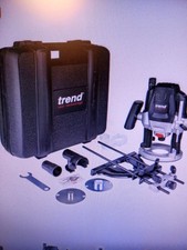Unused  TREND Router machine. Trend T7EK 2100W 1/2" Variable Speed Router 